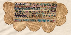 Fragment próbnika, XIX w. autorstwa Unbekannt