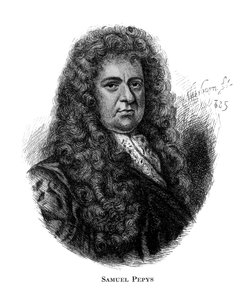 Samuel Pepys, pamiętnikarz angielski, XIX w. autorstwa Unbekannt