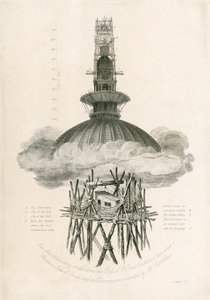 Obserwatorium Samuela Rawlsa, Katedra św. Pawła, Londyn, 1821 autorstwa Unbekannt