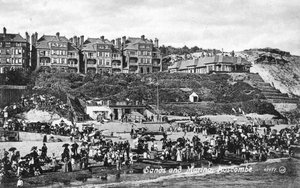 Piaski i marina, Boscombe, Bournemouth, Dorset, początek XX wieku autorstwa Unbekannt