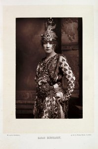 Sarah Bernhardt autorstwa Unbekannt