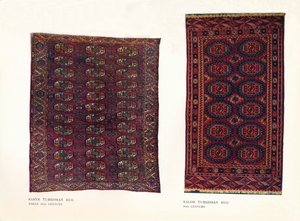 Dywan Saryk Turkmen, początek XVIII w. i Dywan Sailor Turkmen, XVIII w. autorstwa Unbekannt