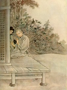 Sawaichi...repeated the Buddhist invocation: Namu Amida Butsu, 1919. autorstwa Unbekannt