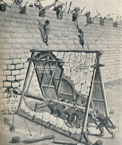 Sasi walą w mur miejski, ok. 1934 r. autorstwa Unbekannt