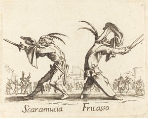 Scaramucia i Fricasso. autorstwa Unbekannt