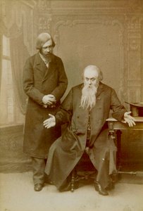 Scena ze sztuki Aleksandra Ostrowskiego To sprawa rodzinna, Teatr Mały, Moskwa, Rosja, 1892 autorstwa Unbekannt