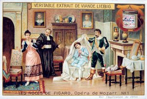 Scena z opery Mozarta Wesele Figara, 1786 1905. autorstwa Unbekannt