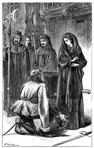 Scena z Szekspira Ryszard III, 1591 c1870 autorstwa Unbekannt