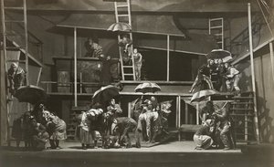 Scena z Czarownicy Abrahama Goldfadena, Państwowy Żydowski Teatr Kameralny, Moskwa, 1921. autorstwa Unbekannt