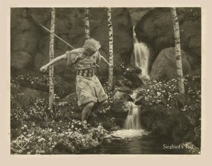 Scena z filmu Die Nibelungen: Siegfried Fritza Langa, 1924. autorstwa Unbekannt