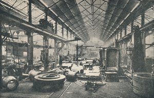 Scena w kotłowni, ok. 1917 r. autorstwa Unbekannt
