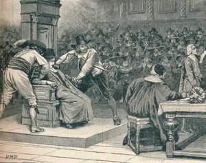 Scena w Izbie Gmin: marszałek przymuszony, 1629 1905 autorstwa Unbekannt