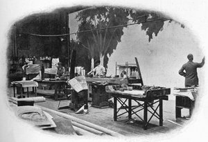 Malarstwo sceniczne, Londyn, ok. 1900 1901 autorstwa Unbekannt