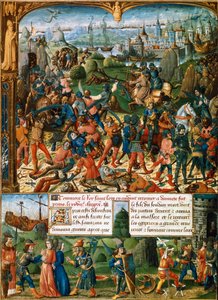 Sceny z VII krucjaty, 1248-1254 XV wiek autorstwa Unbekannt