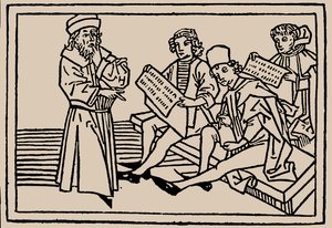 Lekcje szkolne. Z lustra ludzkiego życia Rodericus Zamorensis, 1479 autorstwa Unbekannt
