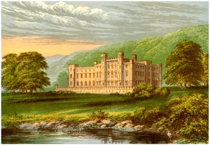 Scone Palace, Perthshire, Szkocja, dom hrabiego Mansfield, ok. 1880 r. autorstwa Unbekannt