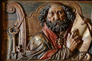 Rzeźba w katedrze na Majorce: Saint Peter, Palma, Spain autorstwa Unbekannt