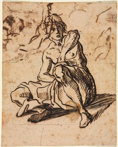 Siedząca postać, 1600s. autorstwa Unbekannt