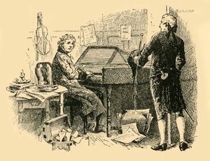 Siedzi przed starym, wysłużonym fortepianem, 1907. autorstwa Unbekannt