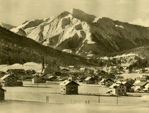 Seefeld w Tyrolu, Austria, ok. 1935. autorstwa Unbekannt
