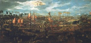 Bitwa pod Lepanto 1571 / Venez. Klejnot. autorstwa Unbekannt