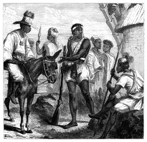 Senegalczycy, ok. 1890 r. autorstwa Unbekannt
