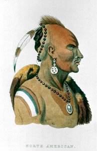 Sewessissing, wódz Indian z Iowa, Indianie z północnoamerykańskich równin, 1837 autorstwa Unbekannt