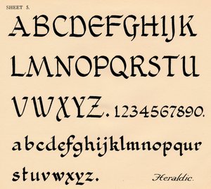 Arkusz 5, z teki alfabetów, 1929 autorstwa Unbekannt