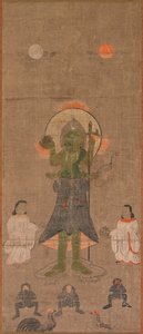 Shomen Kongo: Kongo o niebieskiej twarzy, XVII wiek. autorstwa Unbekannt