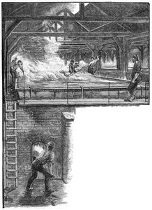 Łopata soli w South Durham Salt Works, 1884 autorstwa Unbekannt