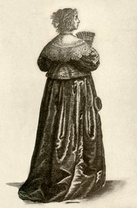 Pokazuje strój angielskiej dżentelmena, 1640, 1937. autorstwa Unbekannt