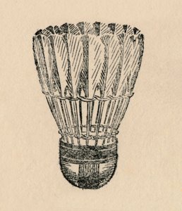 Wahadłowiec – badminton, 1912 autorstwa Unbekannt
