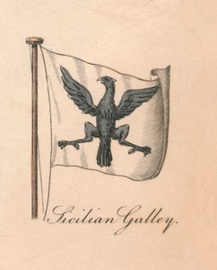 Galera sycylijska, 1838 autorstwa Unbekannt