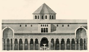 Elewacja Boczna Dworu Lwów i Fontanny, XIX w., 1907. autorstwa Unbekannt