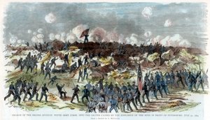 Oblężenie Petersburga, Wirginia, wojna secesyjna, 30 lipca 1864 r autorstwa Unbekannt