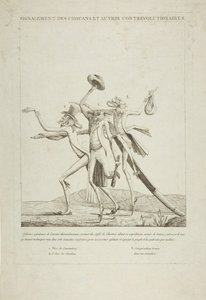 Opis chouanów i innych kontrrewolucjonistów, ca. 1793. autorstwa Unbekannt