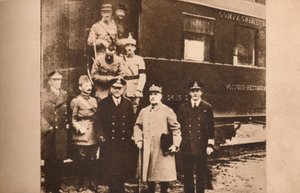 Podpisanie rozejmu kończącego I wojnę światową, 11 listopada 1918 1935 autorstwa Unbekannt