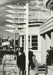 Drogowskaz w Rose Bay, Sydney, Australia, c1939-c1944 1946. autorstwa Unbekannt