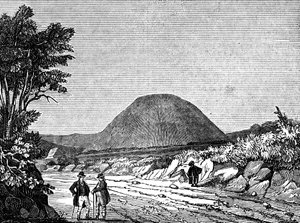 Silbury Hill, Wiltshire, Anglia, 1836 autorstwa Unbekannt
