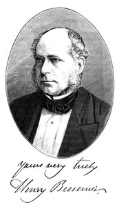Sir Henry Bessemer, angielski inżynier, ok. 1880 r. autorstwa Unbekannt