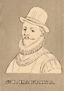Sir I. Hawkins, 1532-1595, 1830. autorstwa Unbekannt