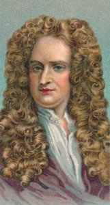 Sir Isaac Newton 1643-1727, angielski matematyk, astronom i fizyk, 1924 autorstwa Unbekannt