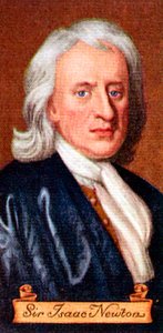 Sir Isaac Newton, wzięty z serii kart z papierosami, 1935 autorstwa Unbekannt