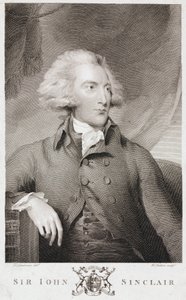 Sir John Sinclair, szkocki ekonomista rolny i statystyk, ok. 1790 autorstwa Unbekannt