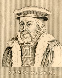 Sir Nicholas Bacon, 1510-1579, 1830. autorstwa Unbekannt