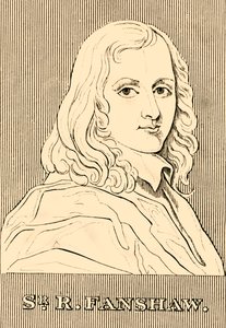 Sir R. Fanshaw, 1608-1666, 1830. autorstwa Unbekannt
