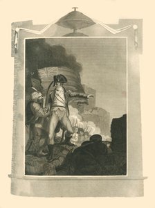Sir Sidney Smith broniący wyłomu w Akce, 1799, 1816. autorstwa Unbekannt