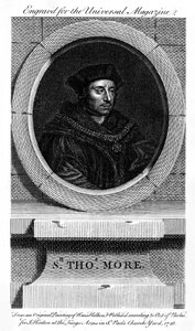 Sir Thomas More, katolicki angielski prawnik, pisarz i polityk, 1748 autorstwa Unbekannt