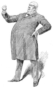 Sir William Harcourt w piorunującym momencie, lata 1890 1906 autorstwa Unbekannt