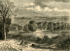 Miejsce Kryształowego Pałacu w 1852 r., ok. 1878 r. autorstwa Unbekannt